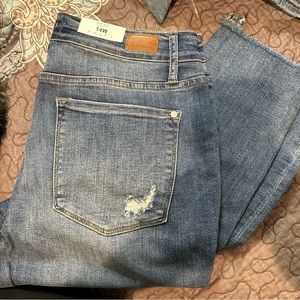 Judy Blue skinny fit high waist knee destroy jeans